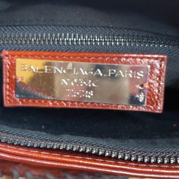 Vintage Y2K Balenciaga Paris City Leather boho bag with fringe and accessories - Picture 7 of 13